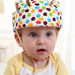 Baby Safety Helmet Toddler Headguard Hat Protective Infants Soft Cap Adjustable for Crawl Walking Running Outdoor Playing